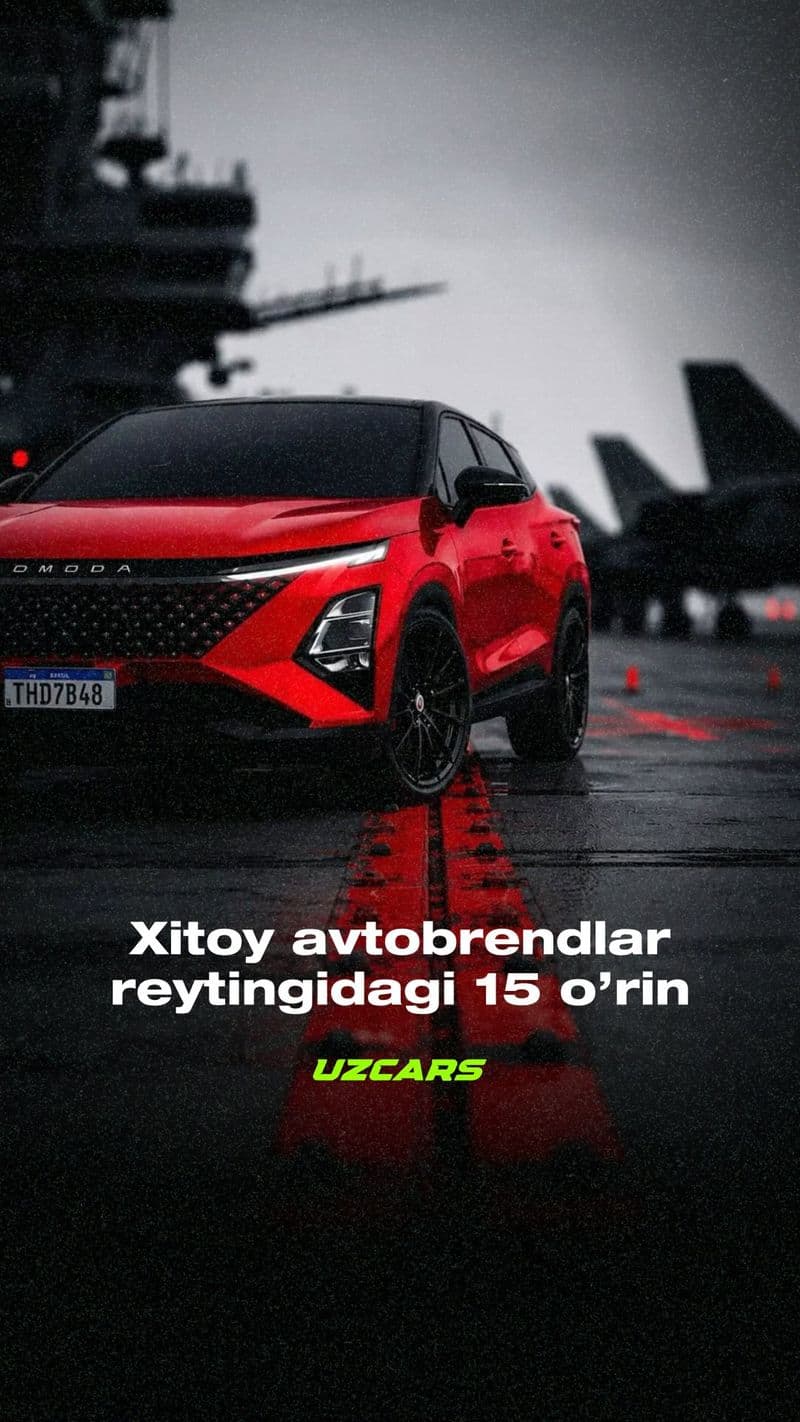 Xitoy avtobrendlar reytingidagi 15 o’rin — Omoda